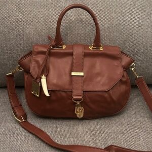 RACHEL ZOE FLAP SATCHEL CROSS BODY